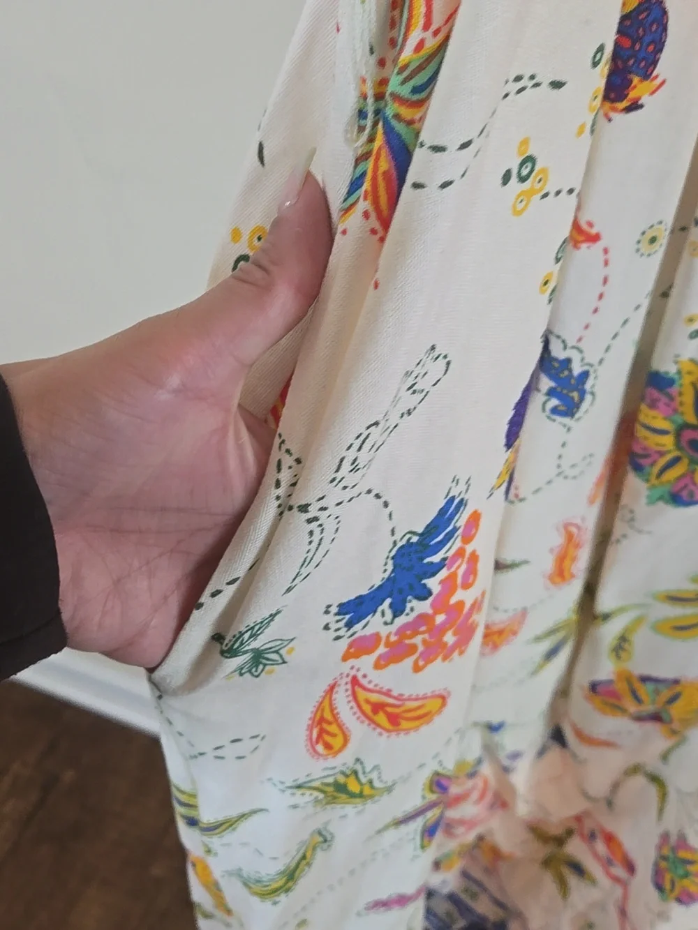 Sugarlips Floral Maxi Dress Off Shoulder Boho Cottagecore Flowy 2X - Picture 6 of 9